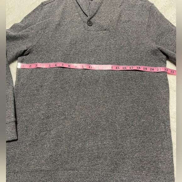 Tasso Elba Men’s Shawl Collar Sweater gray large - Picture 3 of 10